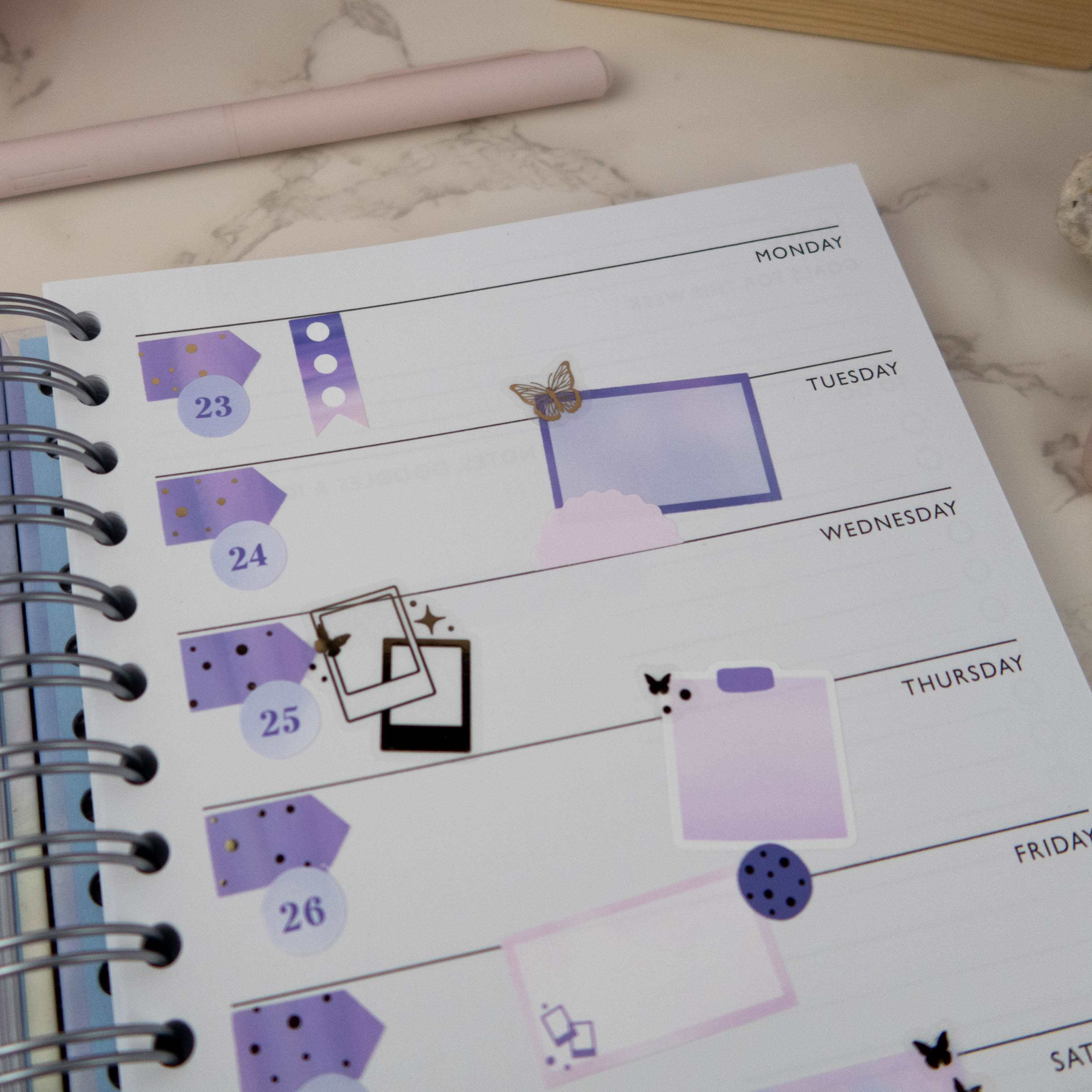 ENCHANTED MEMORIES - FOILED STICKER SHEET - Rebecca Yates