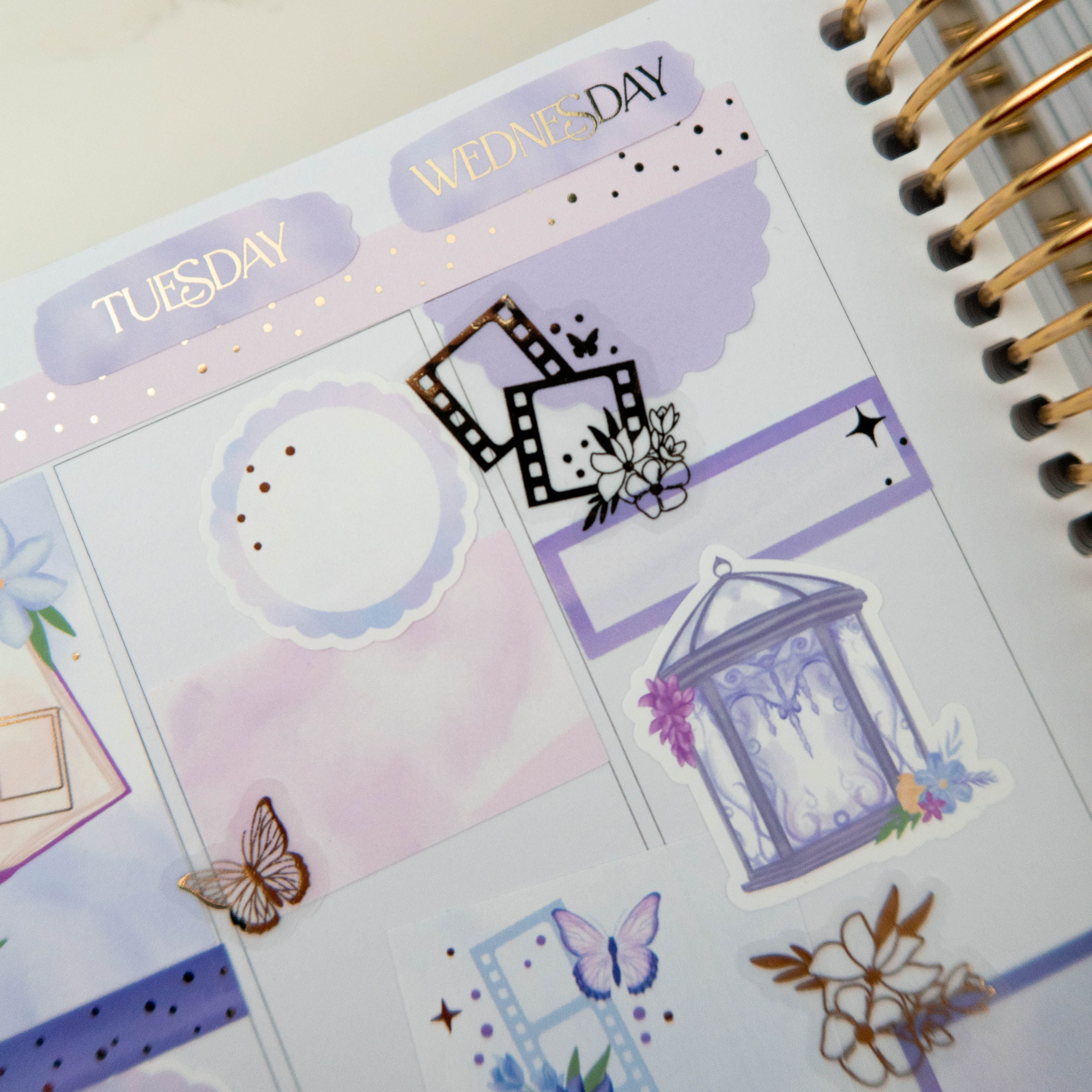 ENCHANTED MEMORIES - FOILED STICKER SHEET - Rebecca Yates