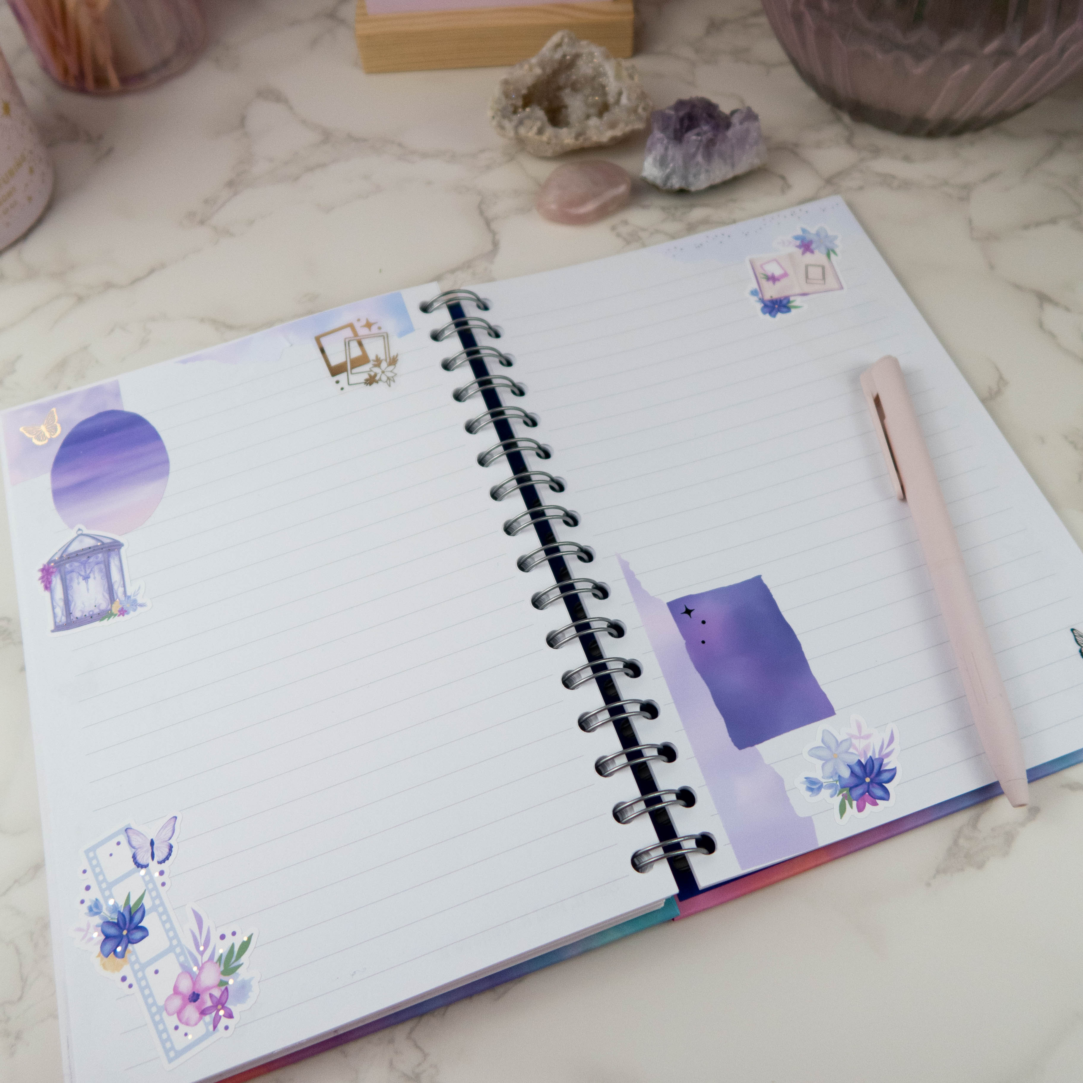 ENCHANTED MEMORIES - FOILED STICKER SHEET - Rebecca Yates