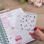 MINI HEART DECO - FOILED STICKER SHEET - Rebecca Yates