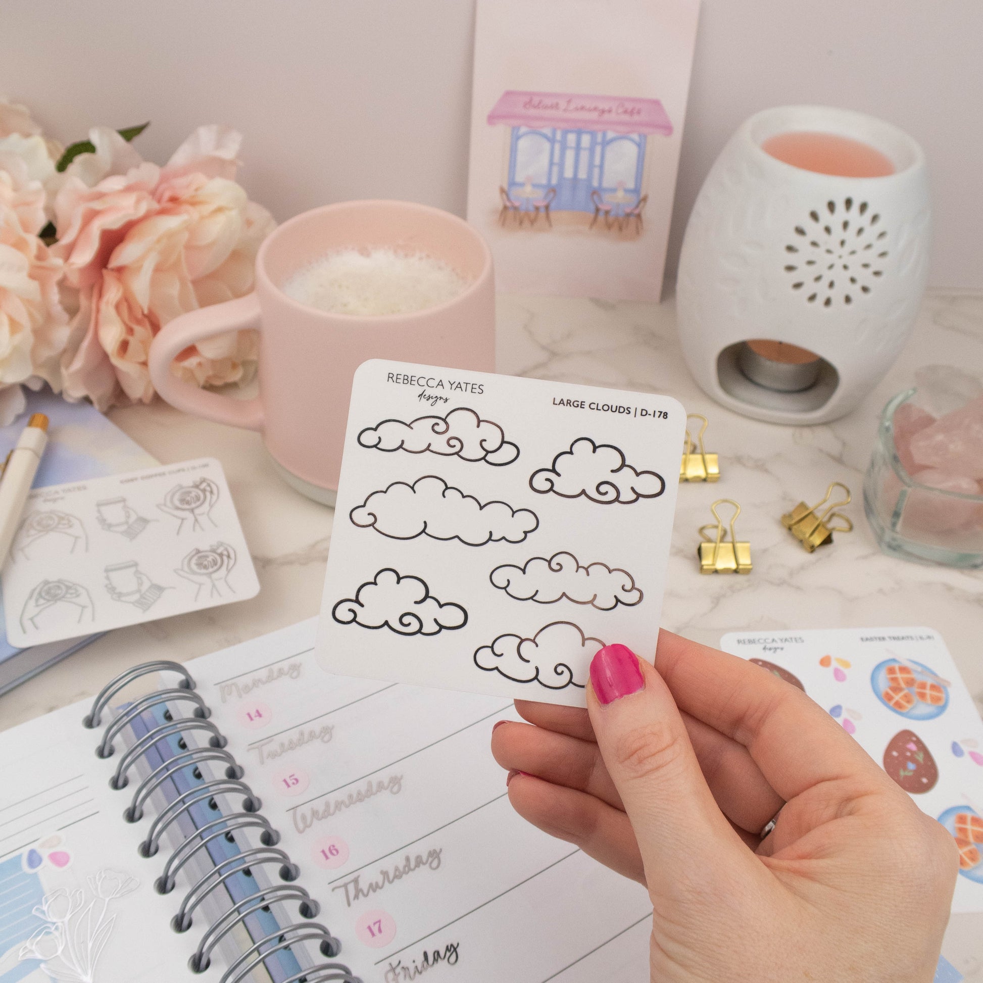 SILVER LININGS - BIG CREATIVE STICKER BUNDLE - Rebecca Yates