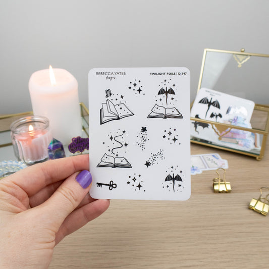 TWILIGHT FOILS - FOILED STICKER SHEET
