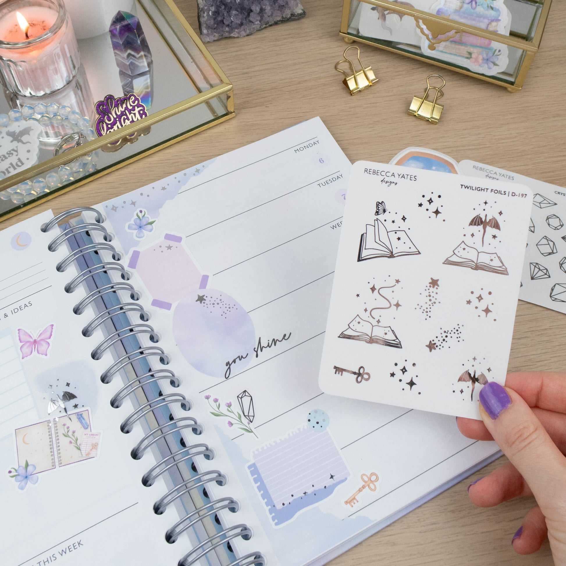 TWILIGHT - BIG CREATIVE STICKER BUNDLE - Rebecca Yates