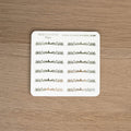 MOON FLOWER DIVIDERS  - FOILED PLANNER STICKERS
