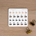 Cherries Foiled Sticker Sheet D-202