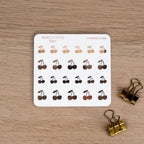 Cherries Foiled Sticker Sheet D-202