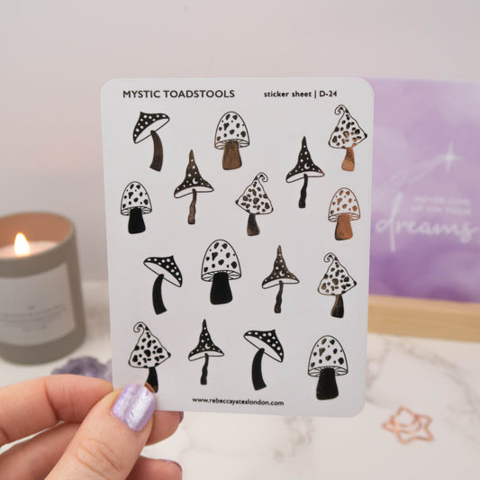 MYSTIC TOADSTOOLS - FOILED PLANNER STICKERS