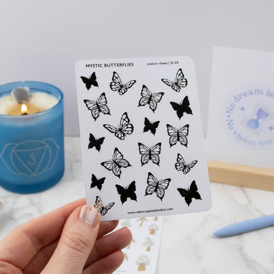 MYSTIC BUTTERFLIES - FOILED PLANNER STICKERS