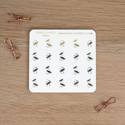 Dragonfly Confetti - D-68