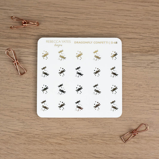 Dragonfly Confetti - D-68