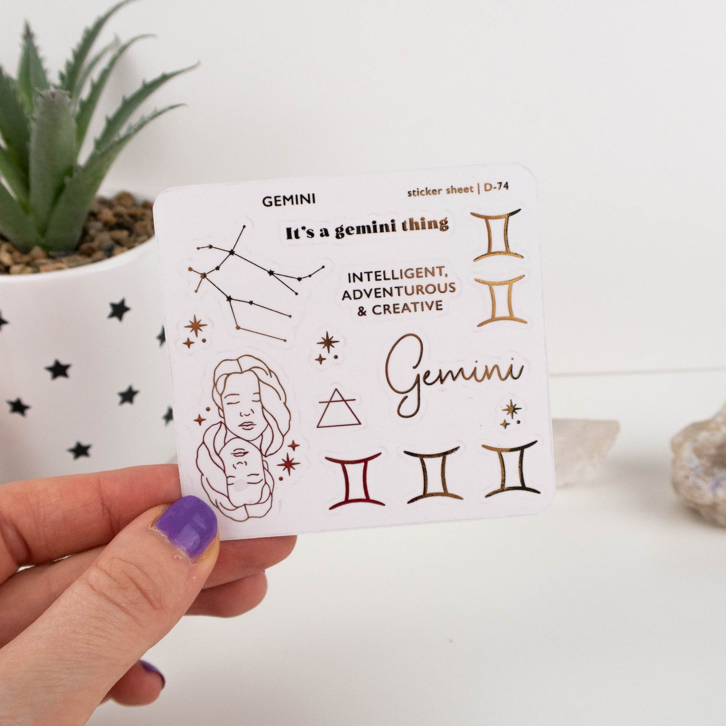 STAR SIGN - FOILED PLANNER STICKERS