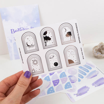 DOORWAYS TO DREAMS - FOILED PLANNER STICKERS