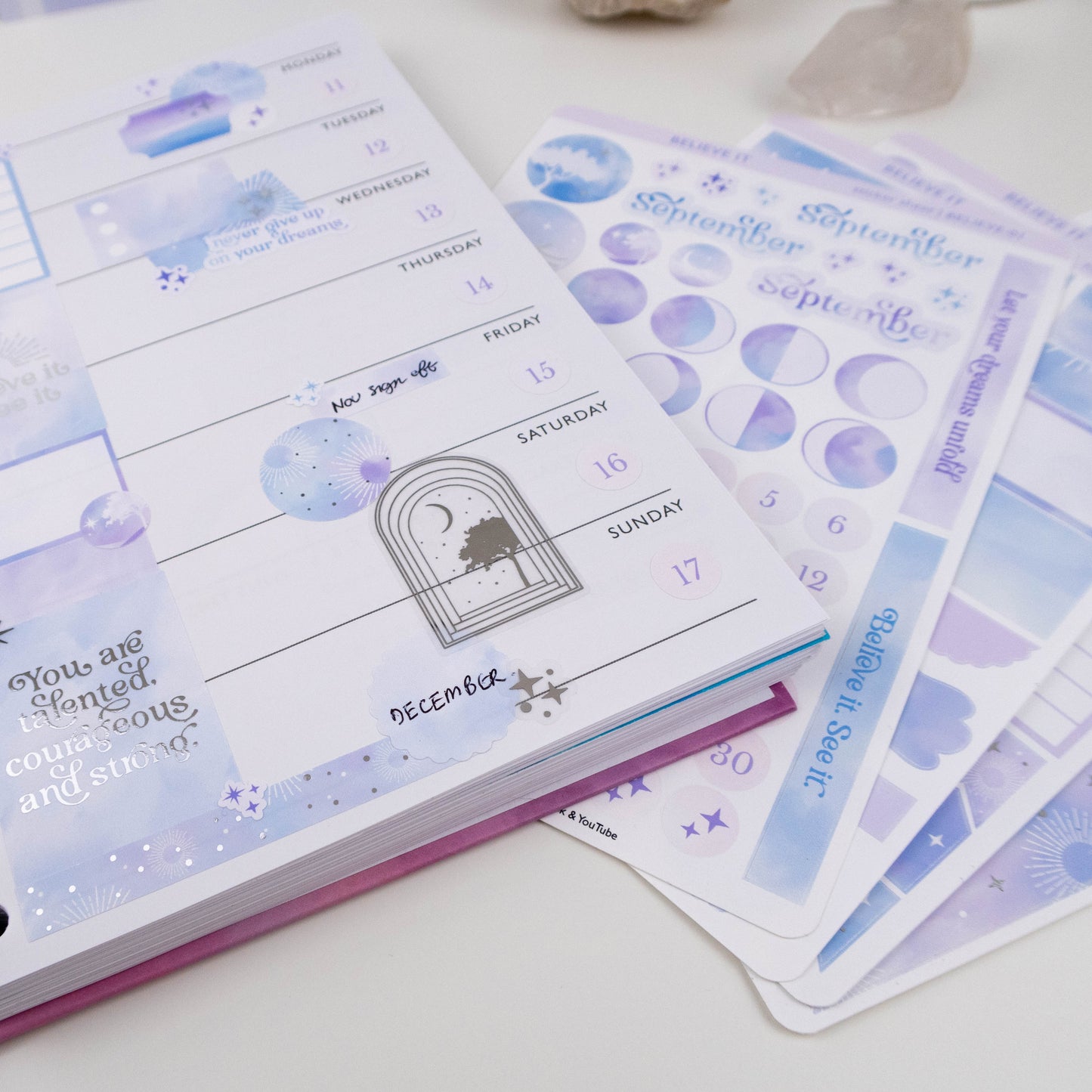 DOORWAYS TO DREAMS - FOILED PLANNER STICKERS