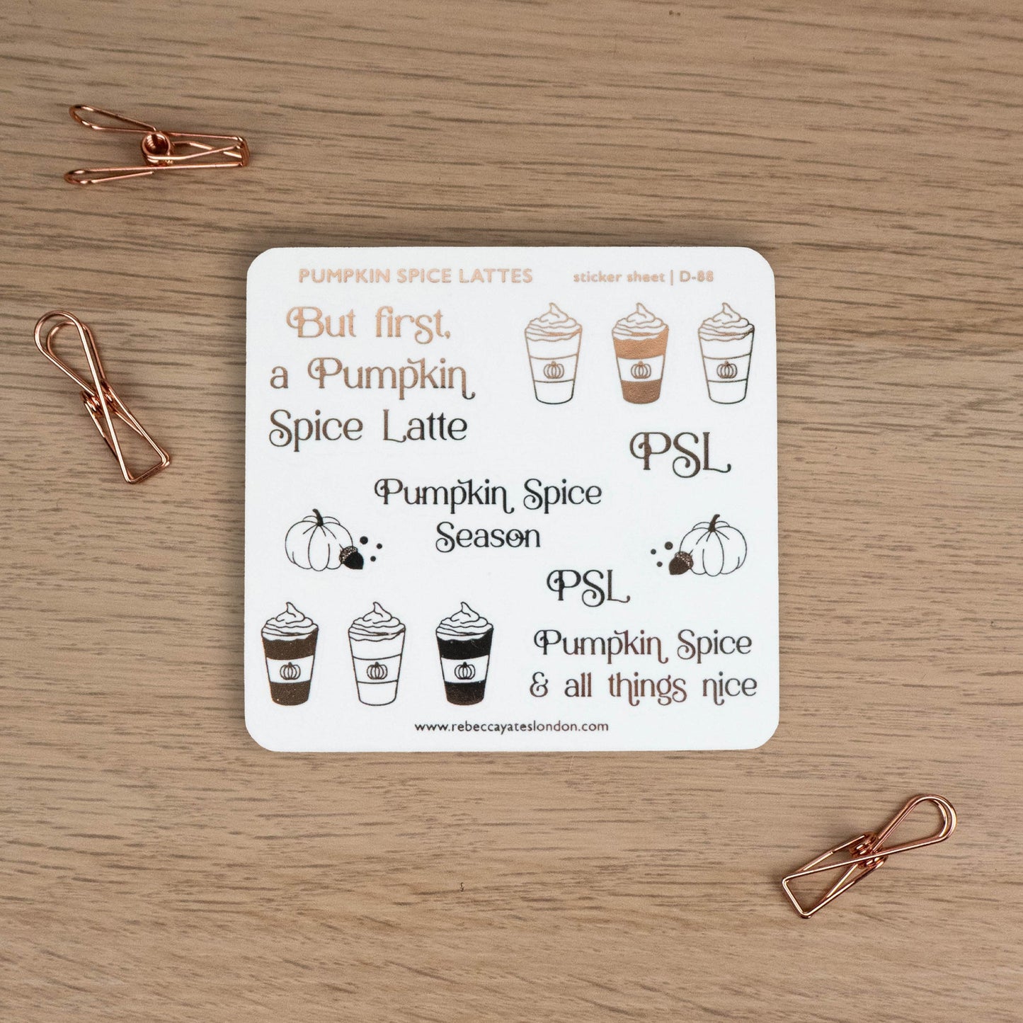 Pumpkin Spice Lattes - D-88