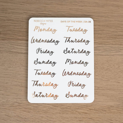 Days of the Week (Silver Linings) - DA-30