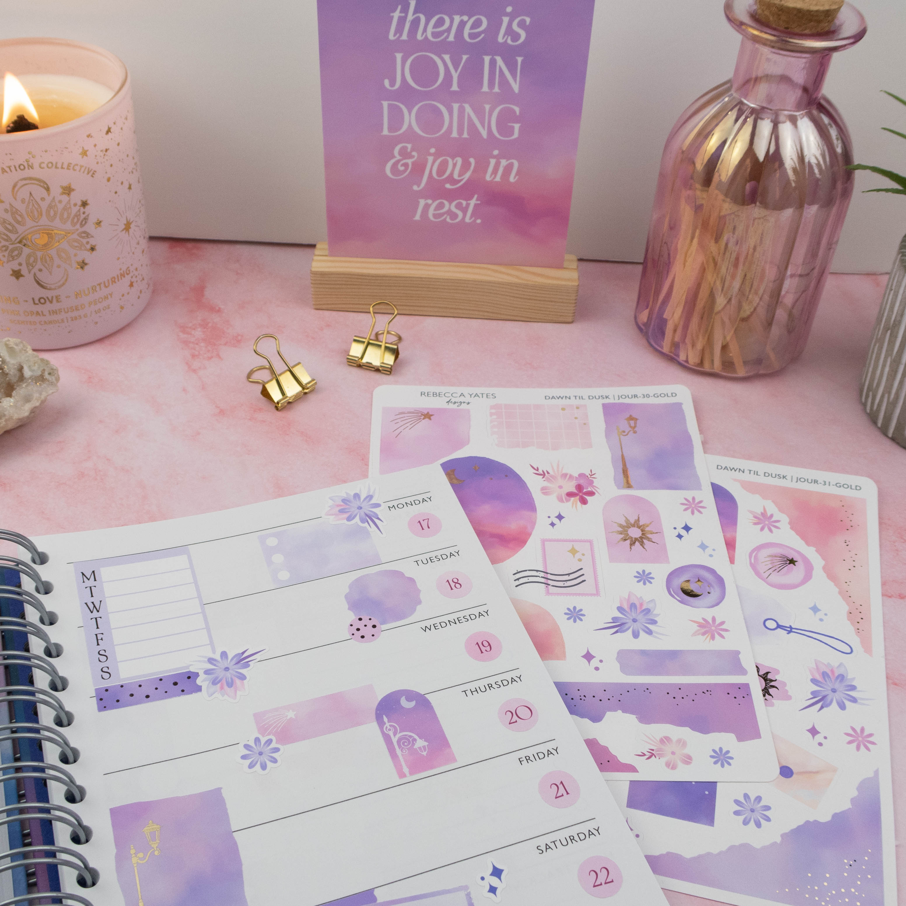 DAWN TIL DUSK - JOURNAL KIT - Rebecca Yates