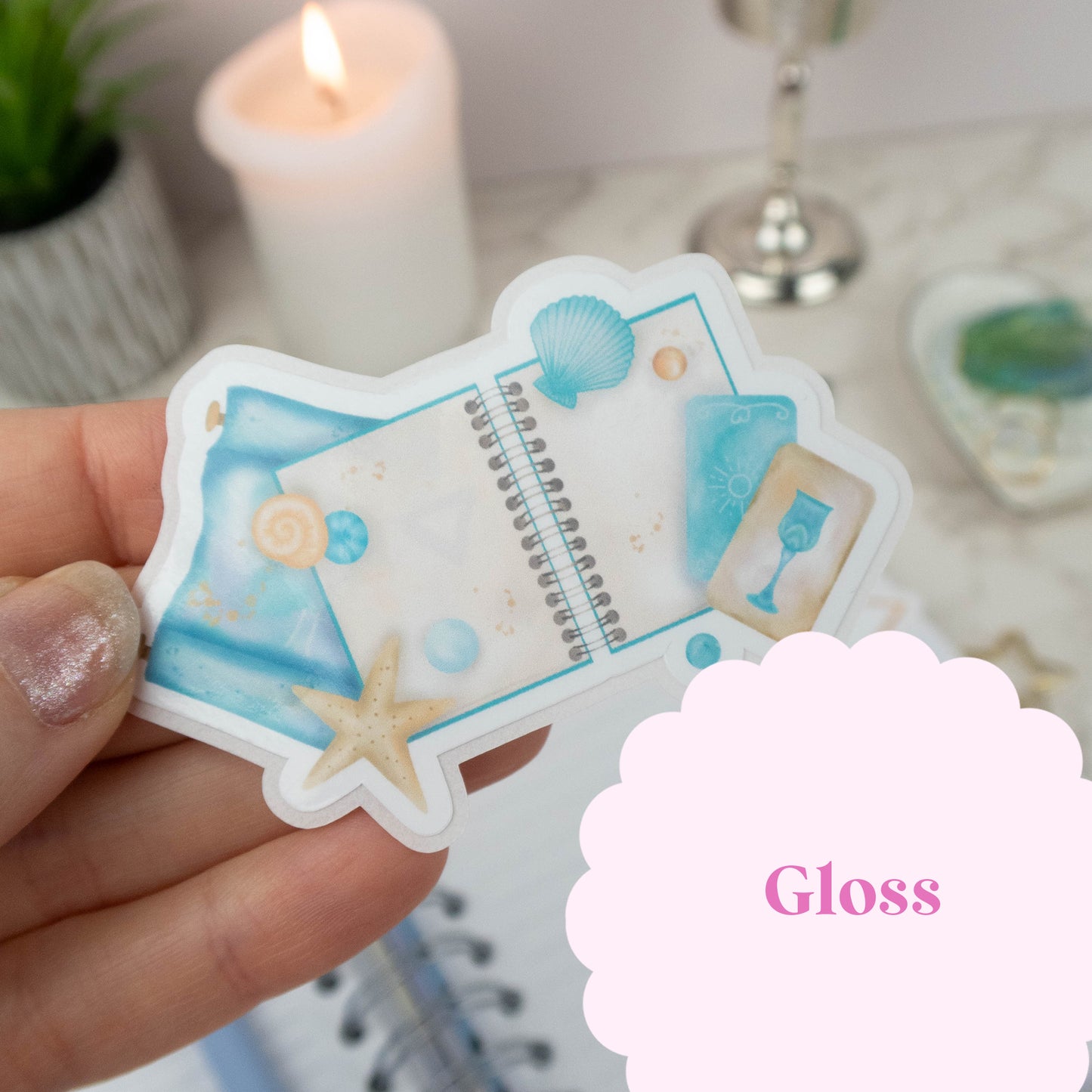 WATER JOURNAL SPREAD - SINGLE STICKER