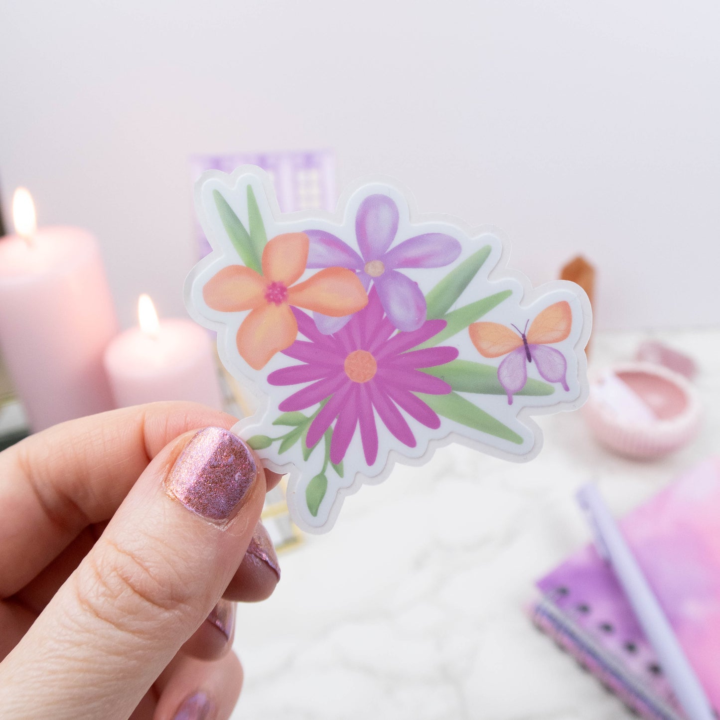 FLOWERS - SINGLE STICKER