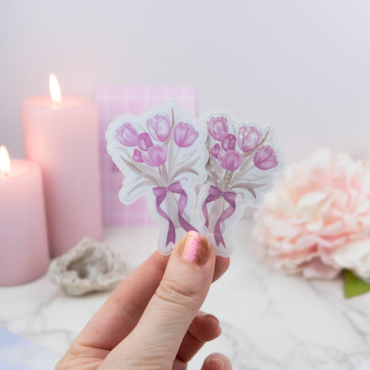 TULIP BOUQUET - SINGLE STICKER