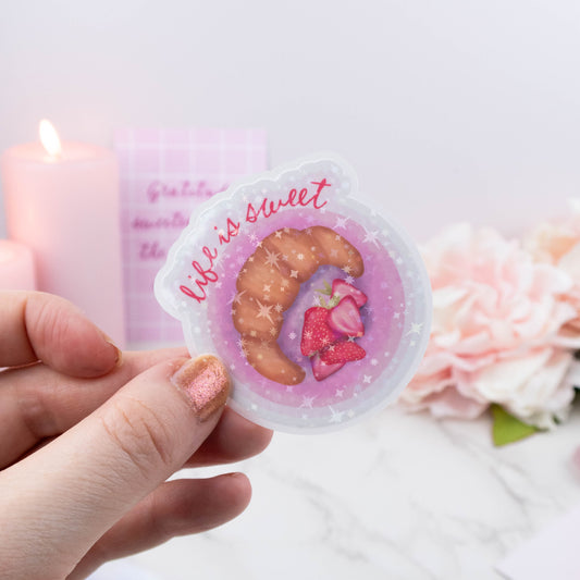 LIFE IS SWEET - SINGLE STICKER
