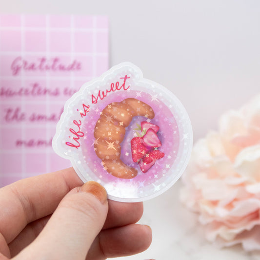 LIFE IS SWEET - SINGLE STICKER