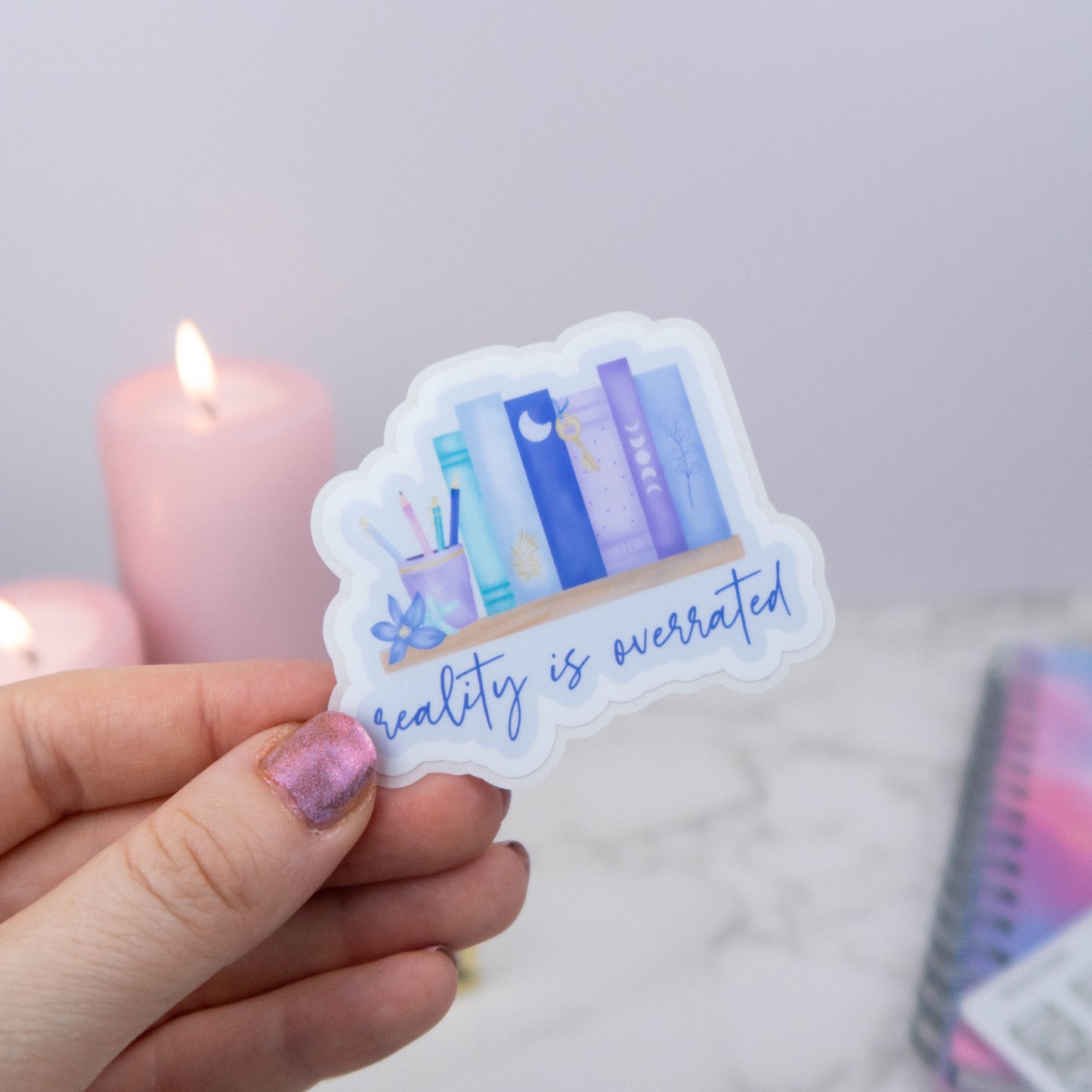 REALITY IS OVERRATED - SINGLE STICKER