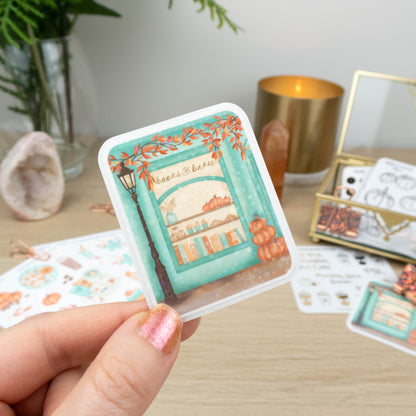 BOOKS & BAKES - SINGLE STICKER