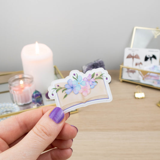 TWILIGHT FLOWERS BOOK - SINGLE STICKER