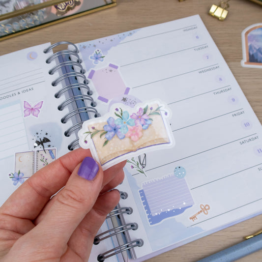 TWILIGHT FLOWERS BOOK - SINGLE STICKER