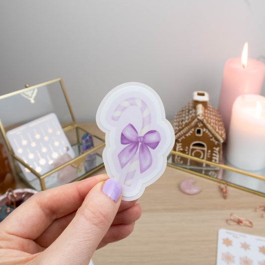 CANDY CANE - SINGLE STICKER