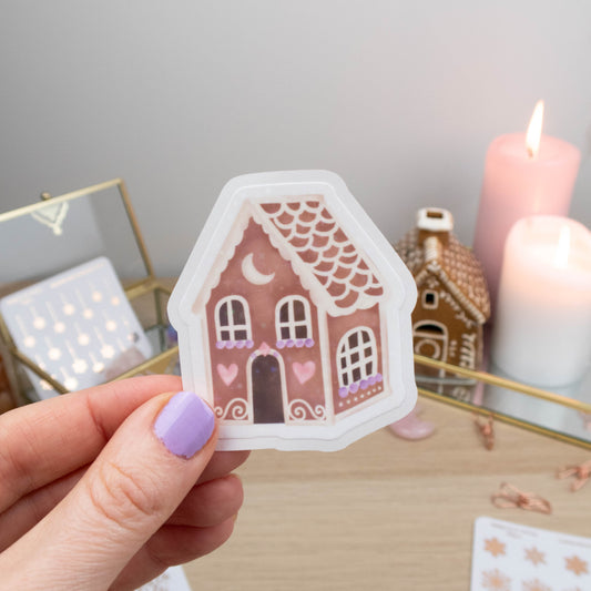 GINGERBREAD HOUSE  - SINGLE STICKER