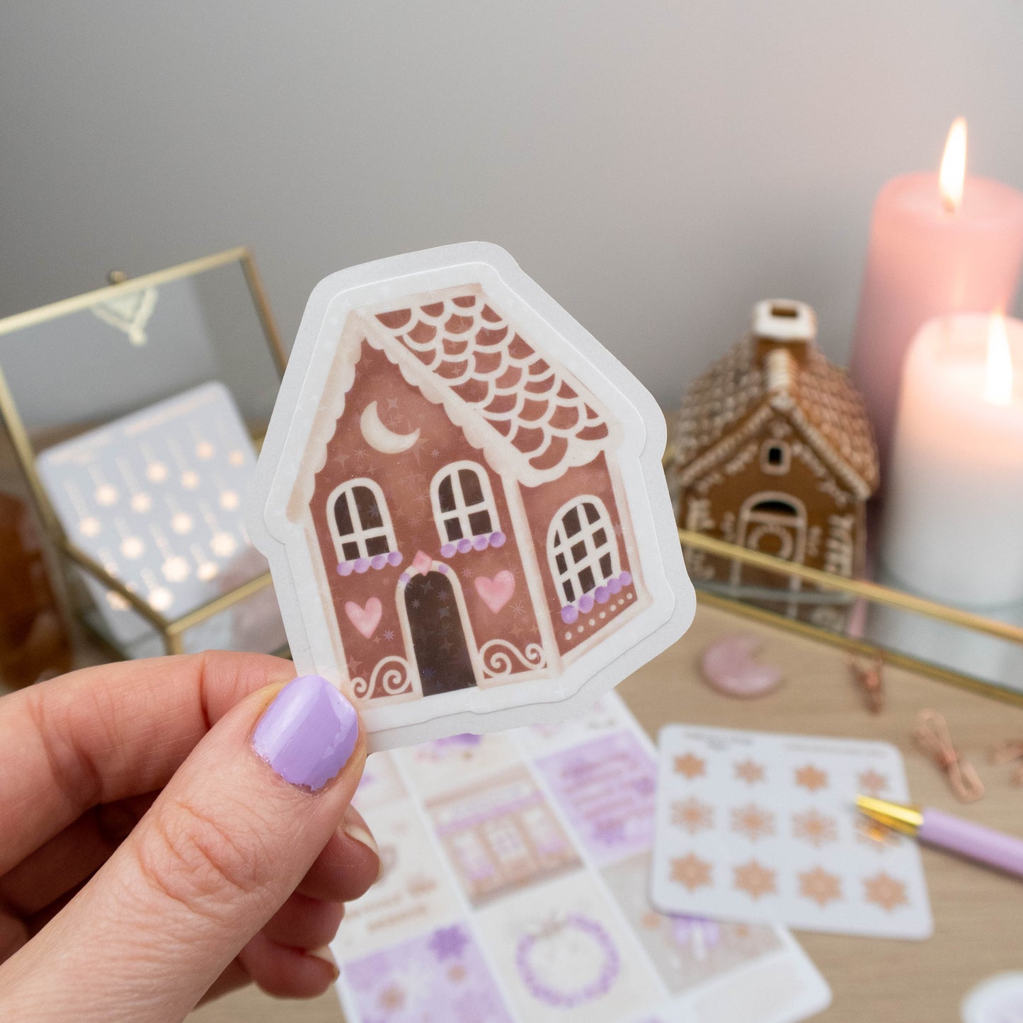 GINGERBREAD HOUSE  - SINGLE STICKER