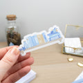 BLUE MOON BOOKSHELF - SINGLE STICKER - Rebecca Yates