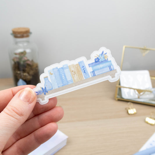 BLUE MOON BOOKSHELF - SINGLE STICKER