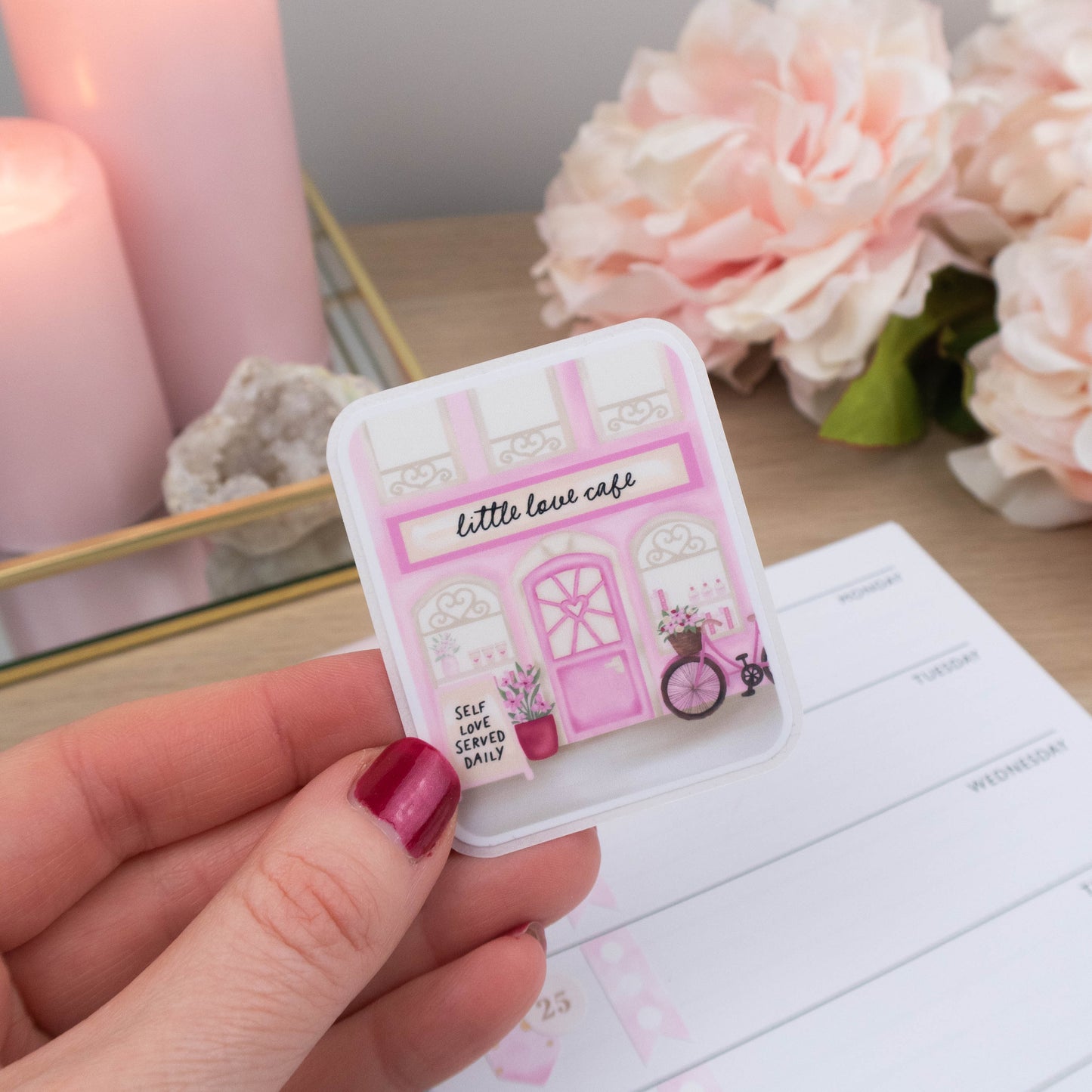 LITTLE LOVE CAFE - SINGLE STICKER