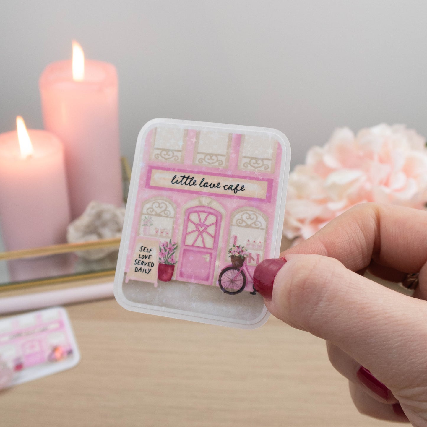 LITTLE LOVE CAFE - SINGLE STICKER