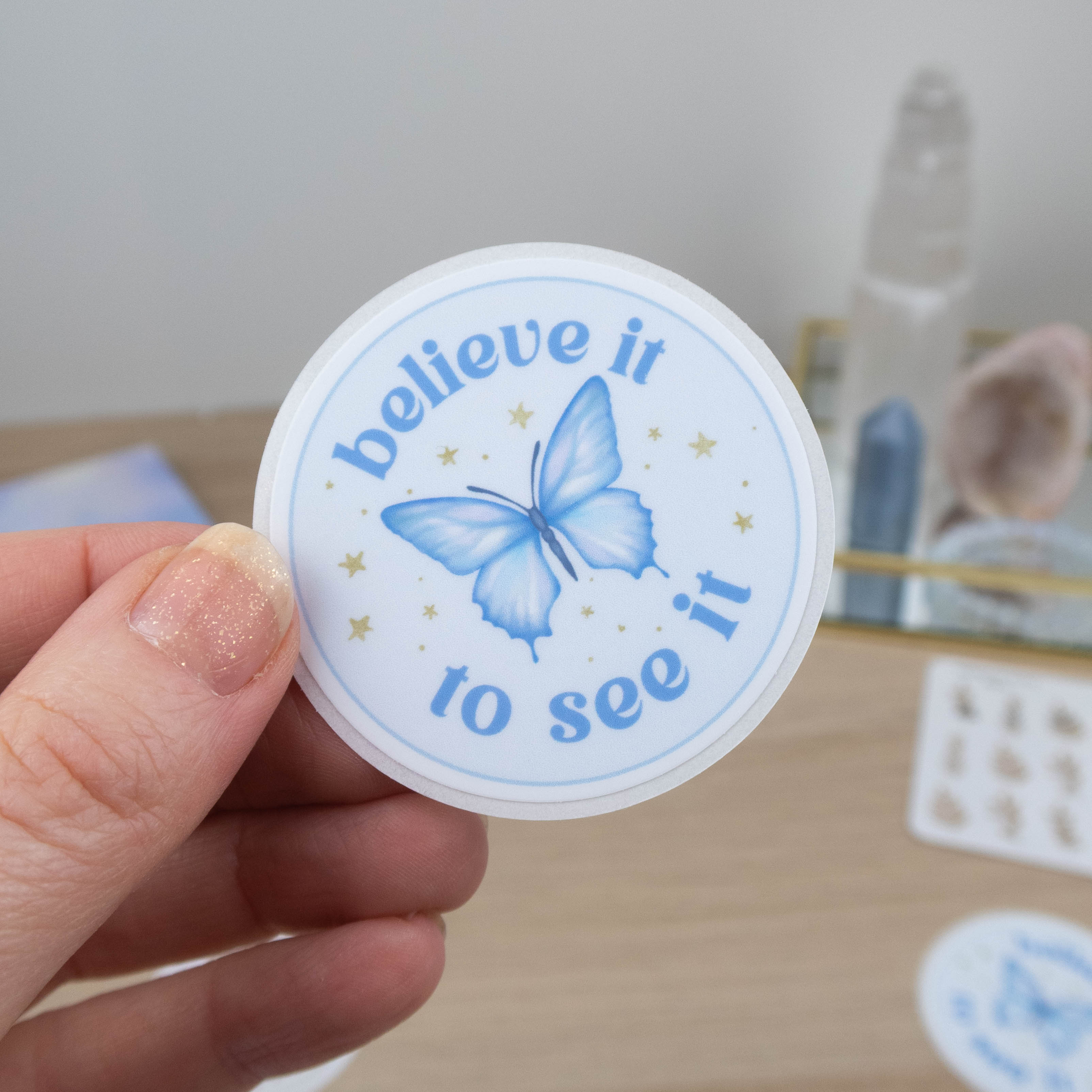 BELIEVE IT TO SEE IT - SINGLE STICKER - Rebecca Yates