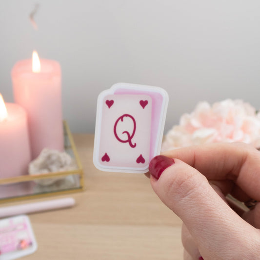 QUEEN OF HEARTS - SINGLE STICKER