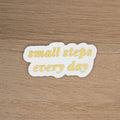 SMALL STEPS EVERY DAY - SINGLE STICKER