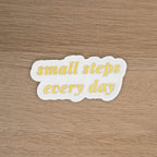 SMALL STEPS EVERY DAY - SINGLE STICKER