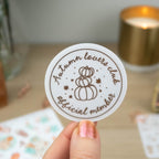 AUTUMN LOVERS CLUB - SINGLE STICKER - Rebecca Yates