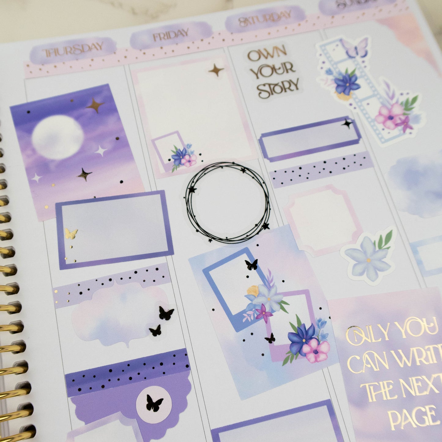 ENCHANTED TALES - VERTICAL PLANNER WEEKLY KIT