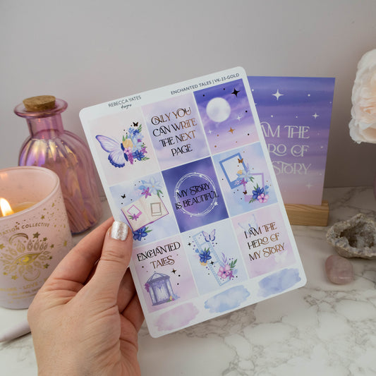 ENCHANTED TALES - VERTICAL PLANNER WEEKLY KIT - Rebecca Yates