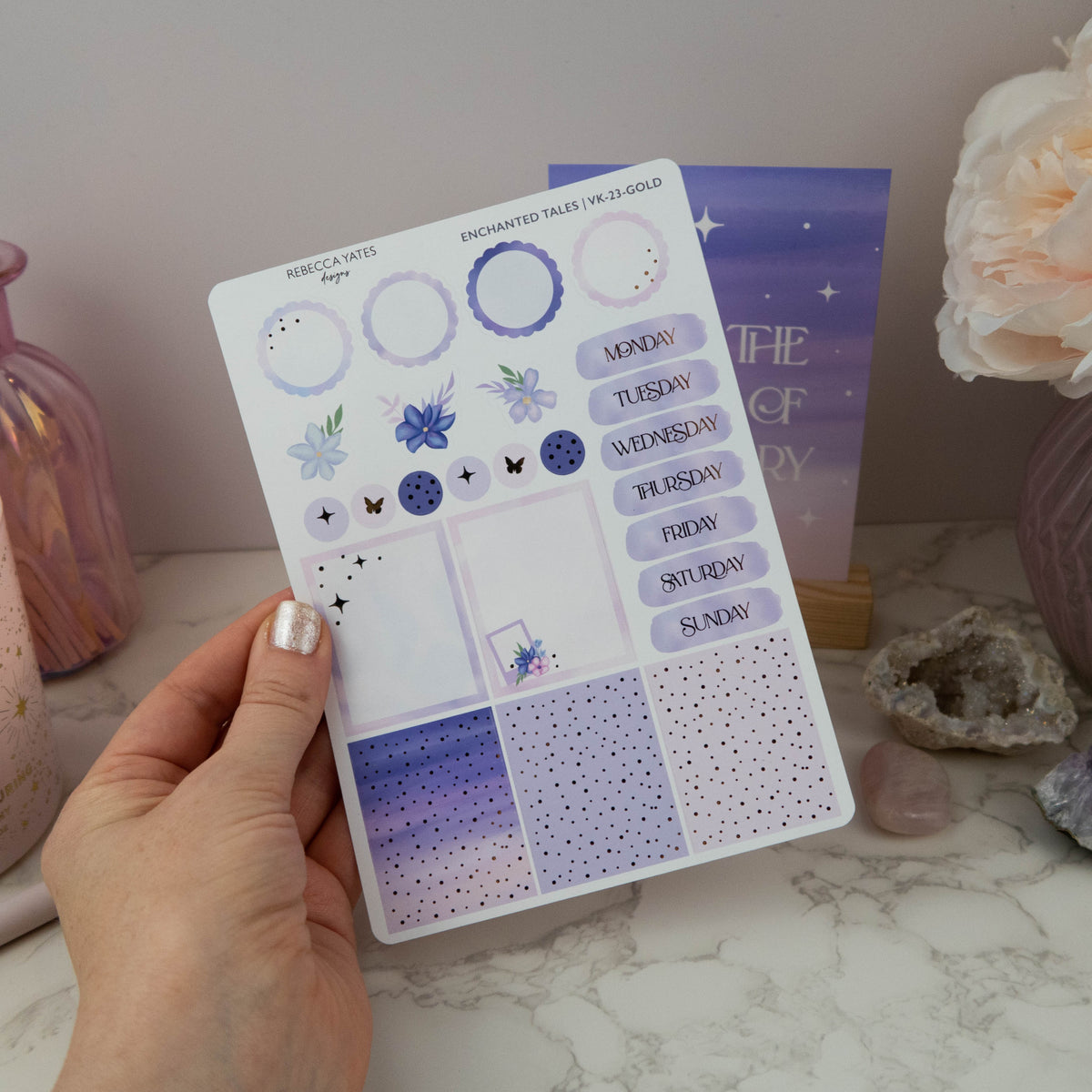 ENCHANTED TALES - VERTICAL PLANNER WEEKLY KIT - Rebecca Yates