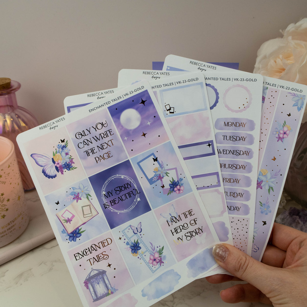 ENCHANTED TALES - VERTICAL PLANNER WEEKLY KIT - Rebecca Yates