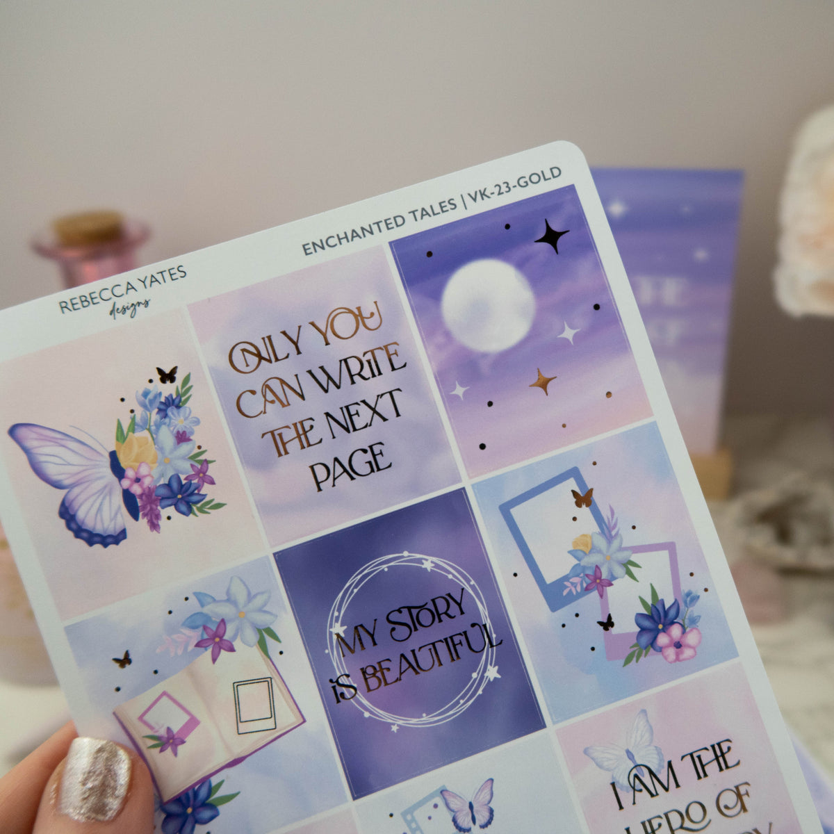 ENCHANTED TALES - VERTICAL PLANNER WEEKLY KIT - Rebecca Yates