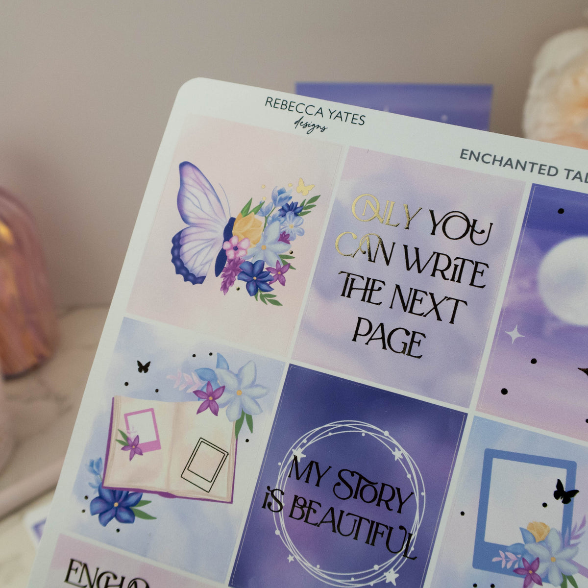 ENCHANTED TALES - VERTICAL PLANNER WEEKLY KIT - Rebecca Yates