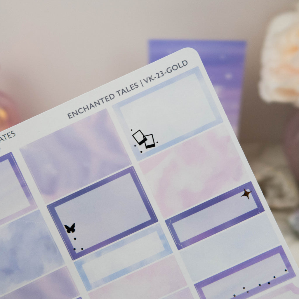 ENCHANTED TALES - VERTICAL PLANNER WEEKLY KIT - Rebecca Yates