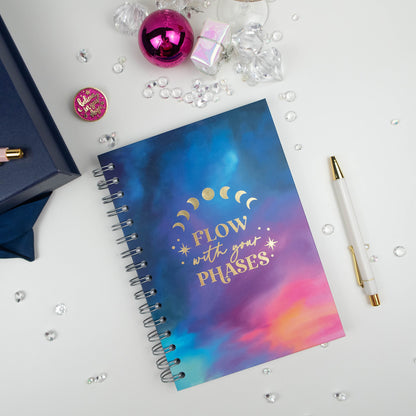 FLOW WITH YOUR PHASES - LUXE PERSONALISED JOURNAL