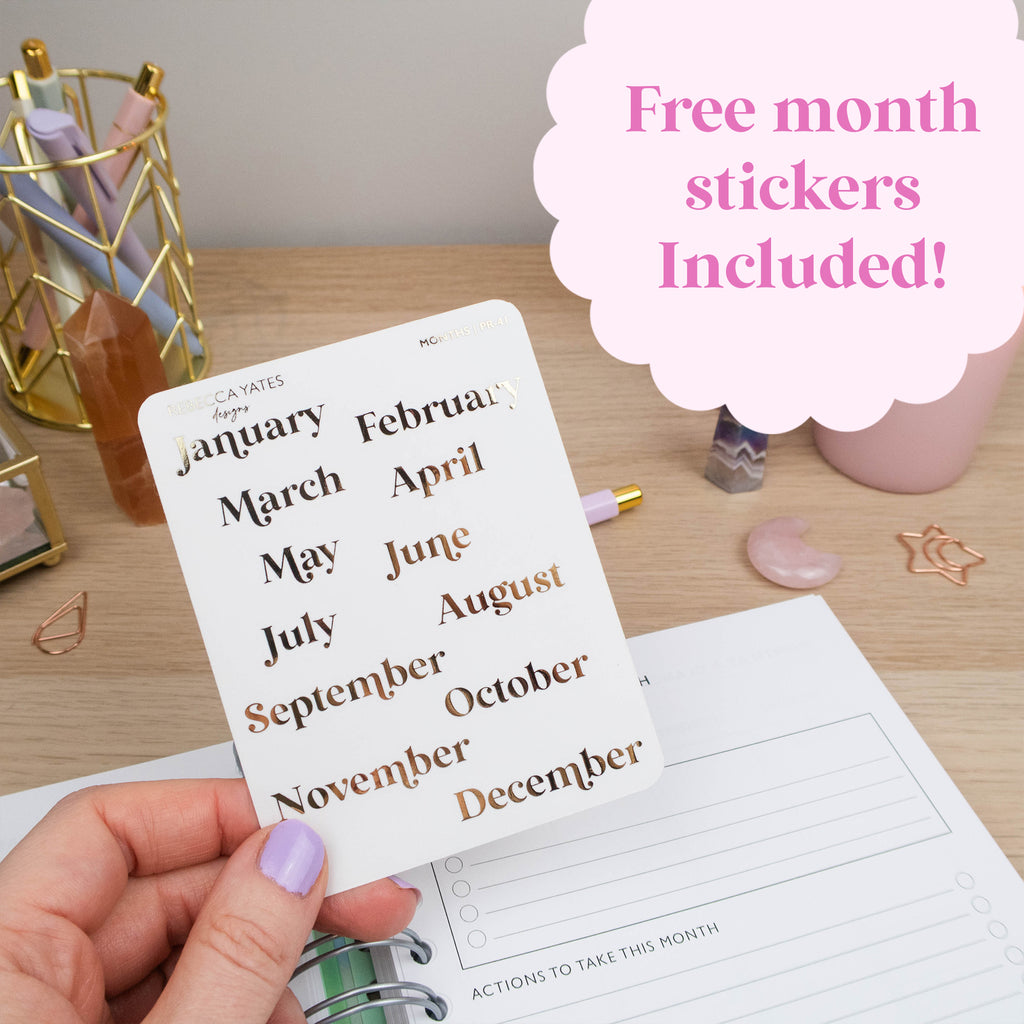 COFFEE, PLAN, DO - PERSONALISED PLANNER - Rebecca Yates